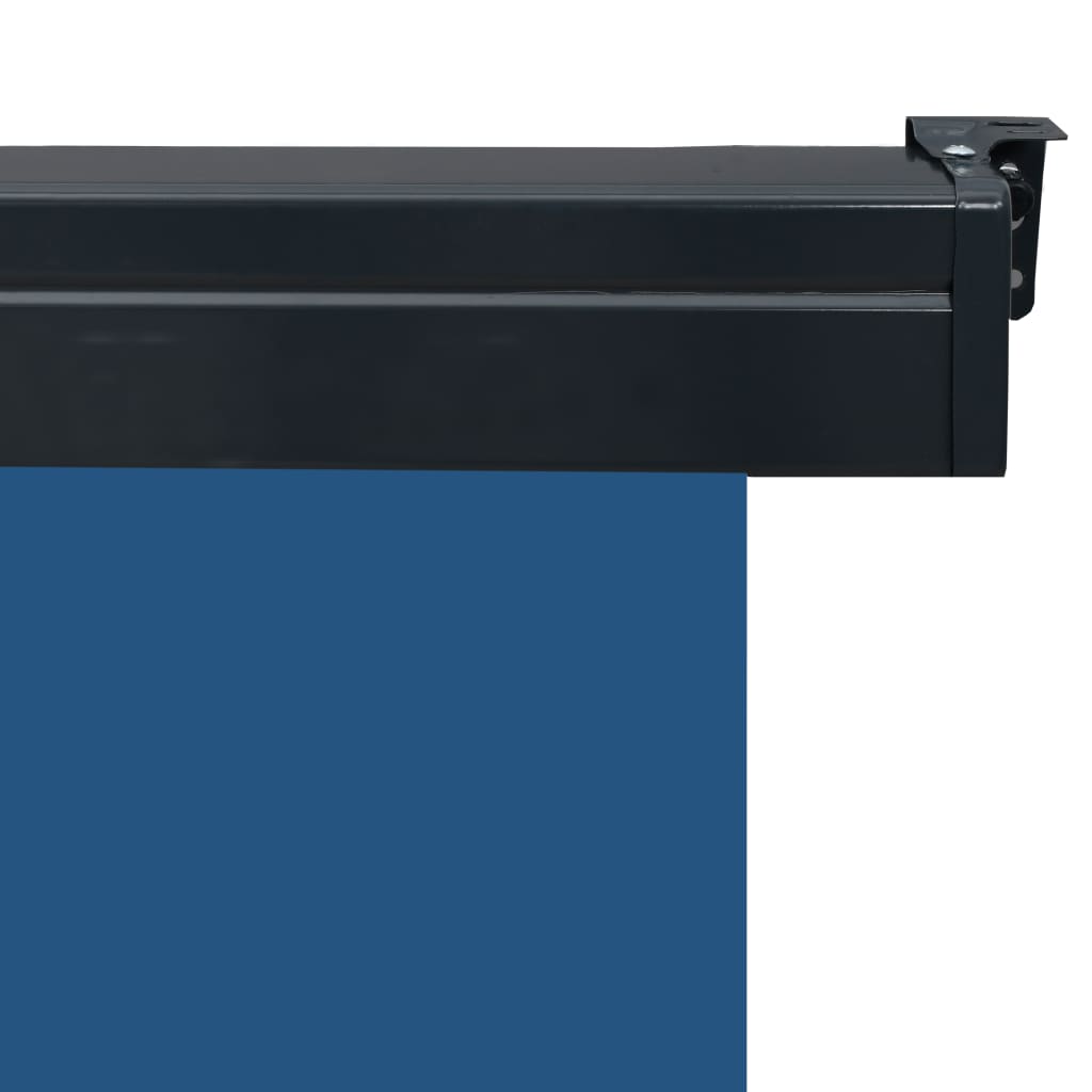 vidaXL Sidemarkise for balkong 140x250 cm blå