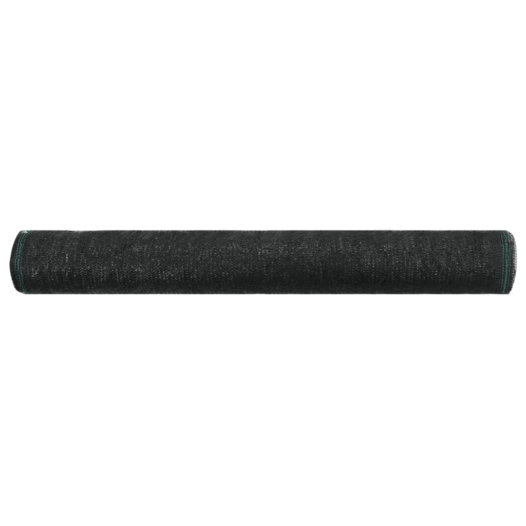 vidaXL Tennisskjerm HDPE 1,8x50 m svart