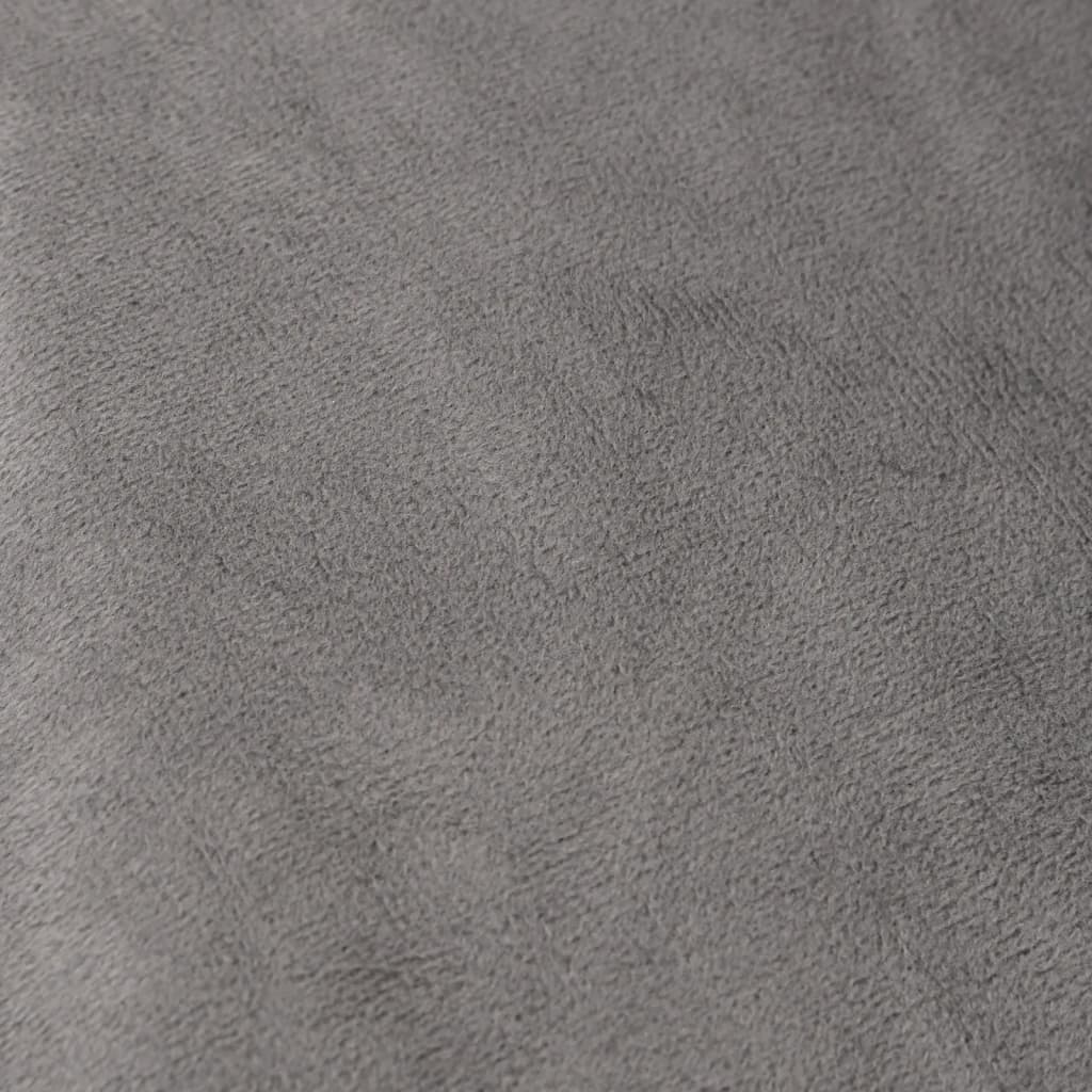 vidaXL Vektdyne med trekk grå 138x200 cm 6 kg stoff