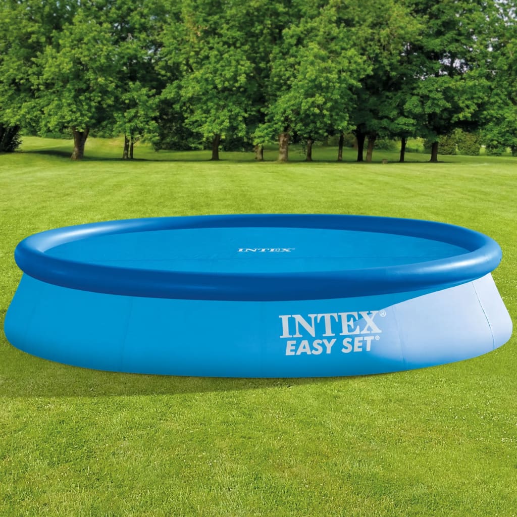 Intex Soltrekk til basseng blå 348 cm polyetylen