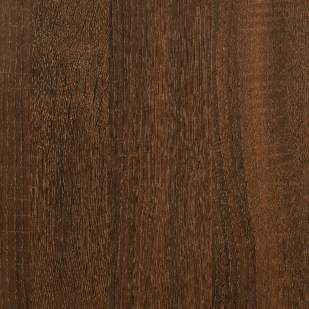 vidaXL Salongbord brun eik 90x60x35 cm sponplate