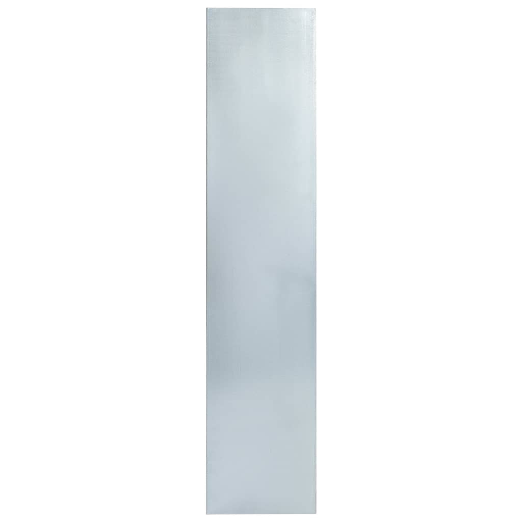 vidaXL Sneglegjerde galvanisert stål 392x25 cm