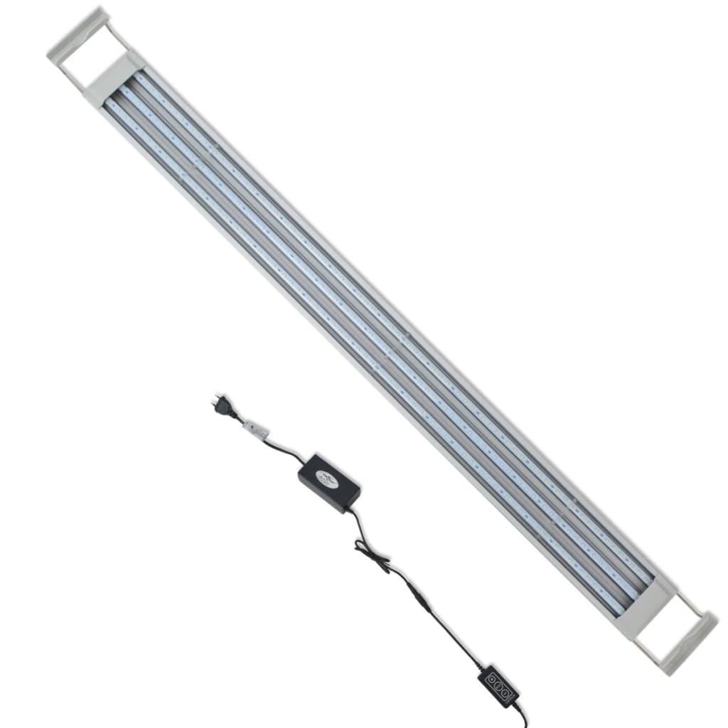 vidaXL Akvarielampe LED 120-130 cm aluminium IP67