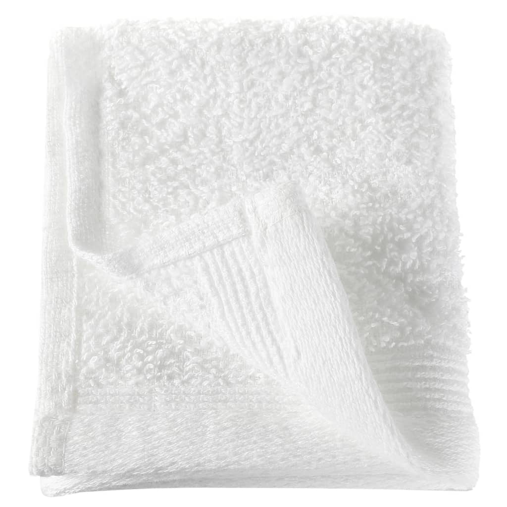 vidaXL Gjestehåndklær 50 stk bomull 350 g/m² 30x30 cm hvit