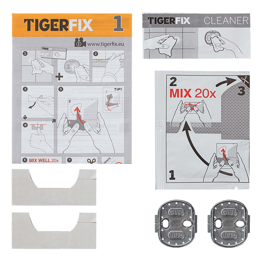 Tiger Monteringsmateriale TigerFix Type 1 metall 398730046