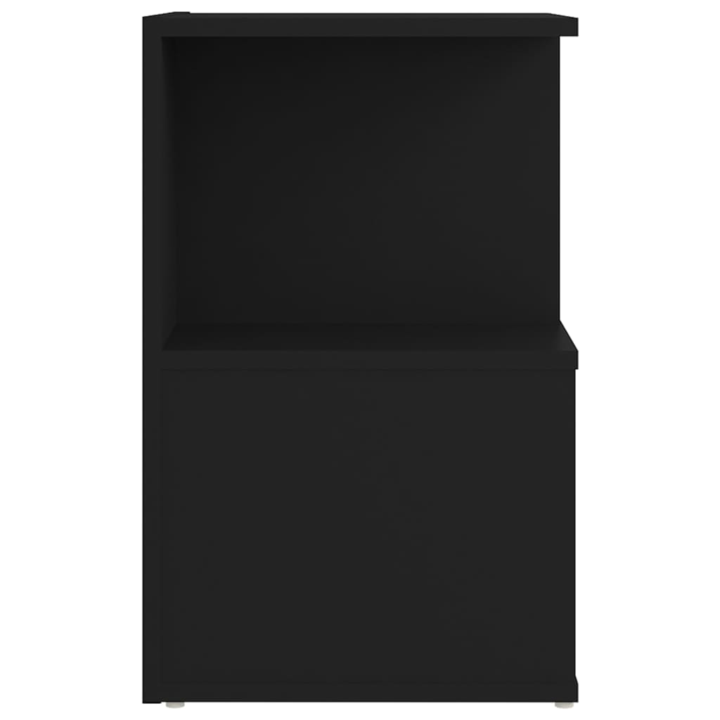 vidaXL Nattbord svart 35x35x55 cm sponplate
