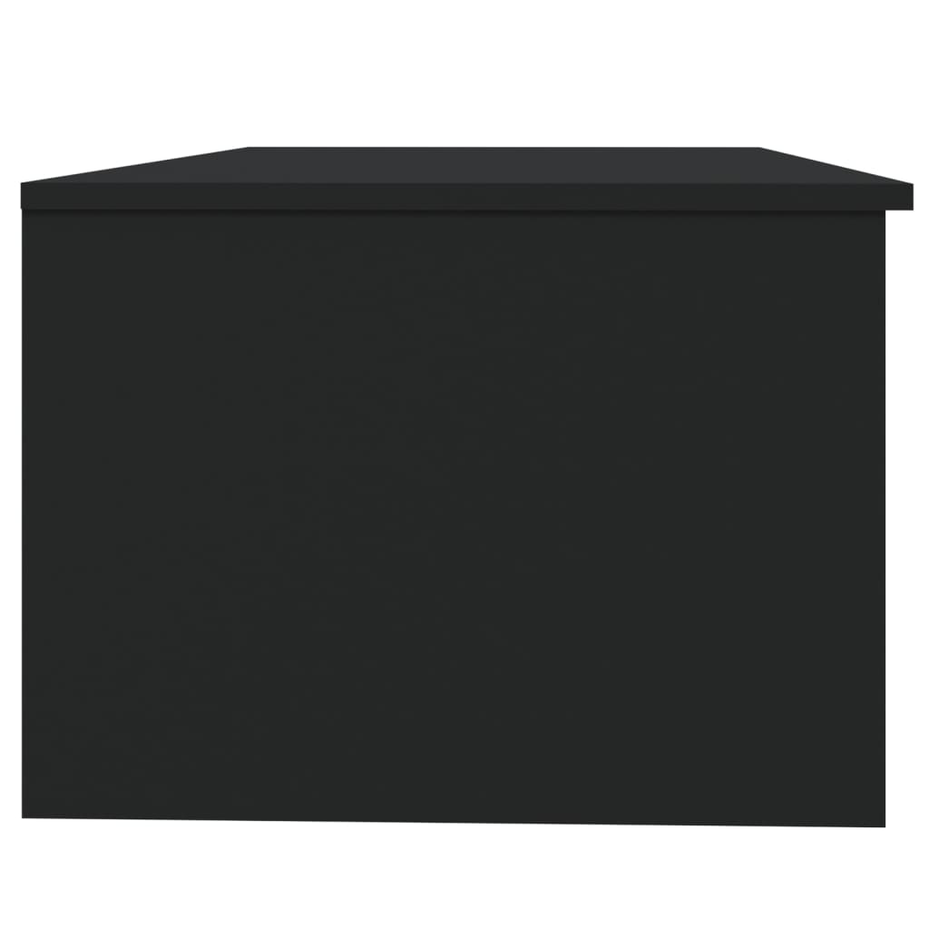 vidaXL Salongbord svart 102x50x36 cm konstruert tre