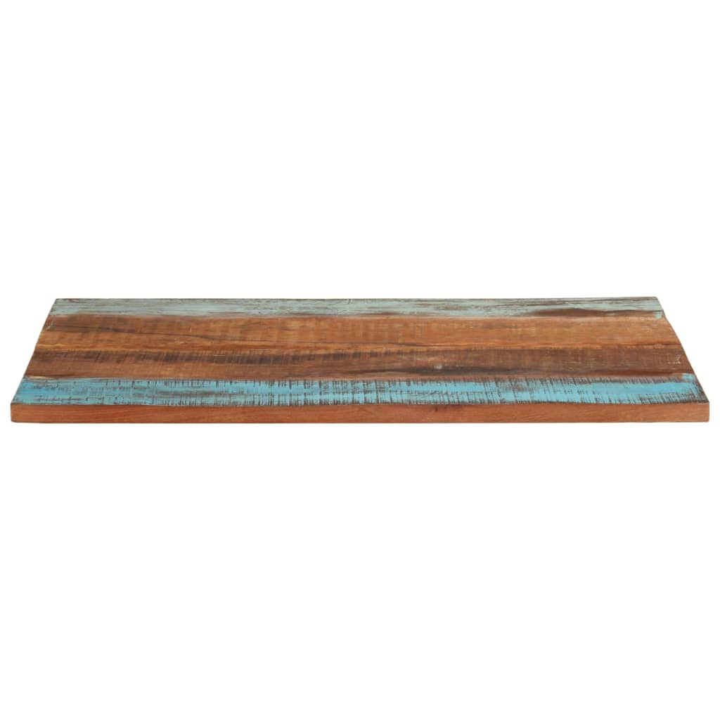 vidaXL Rektangulær bordplate 70x90 cm 25-27 mm gjenvunnet heltre