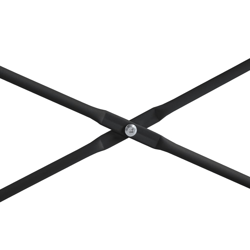 vidaXL Databord svart og eik 110x72x70 cm sponplate