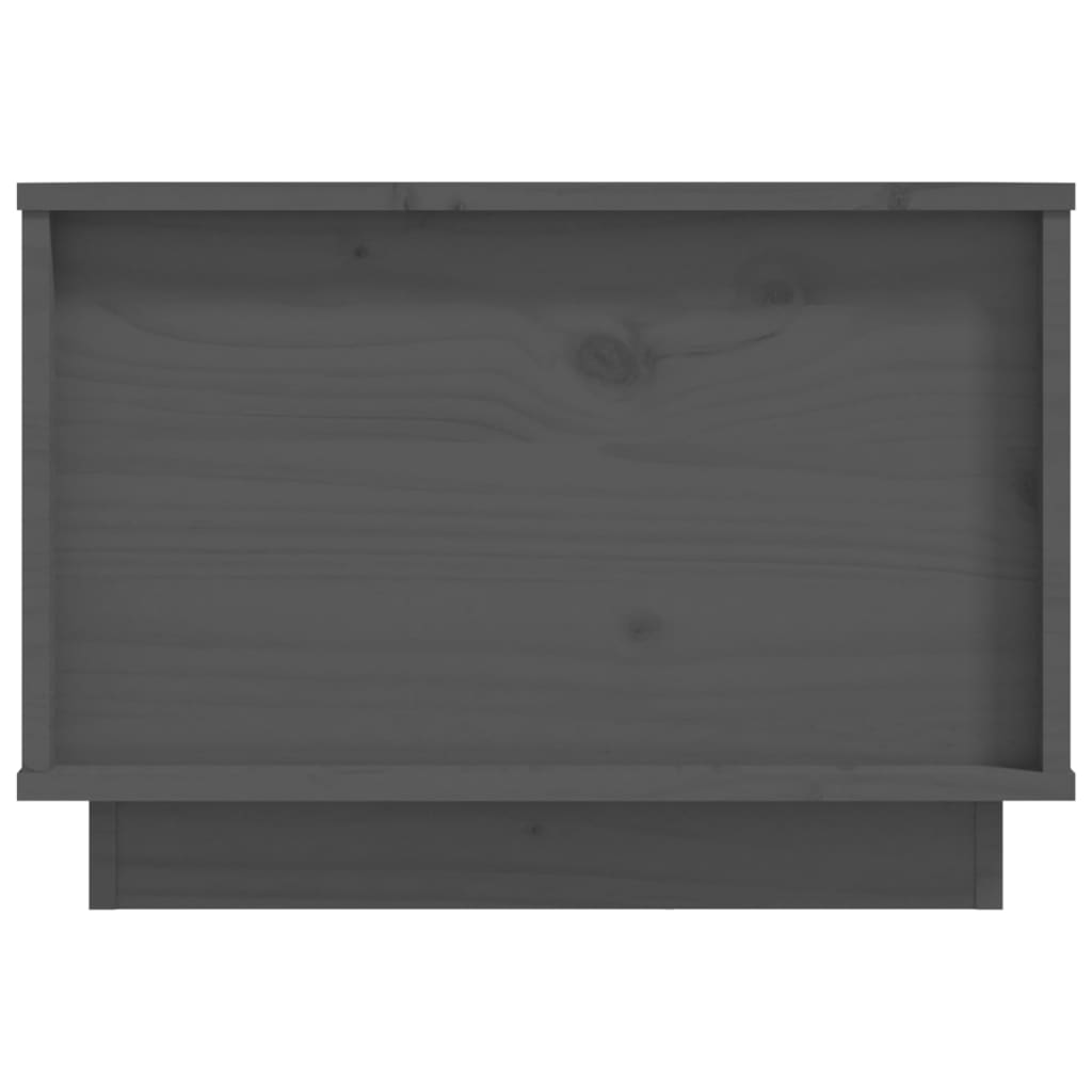 vidaXL Salongbord grå 40x50x35 cm heltre furu