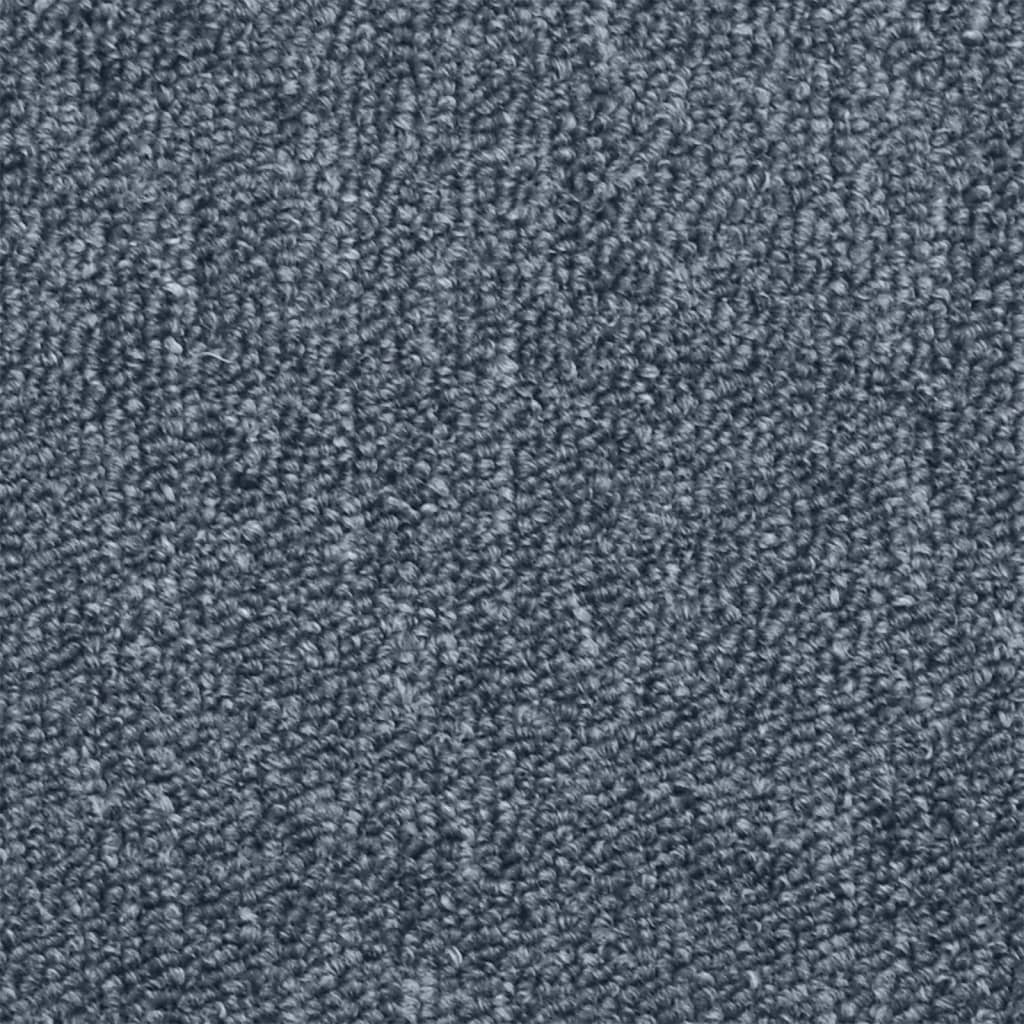 vidaXL Trappetrinnstepper 15 stk mørkegrå og blå 65x24x4 cm