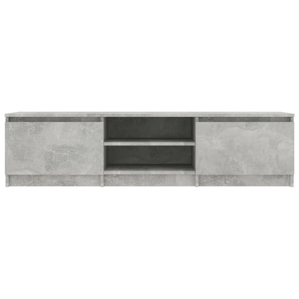 vidaXL TV-benk betonggrå 140x40x35,5 cm sponplate