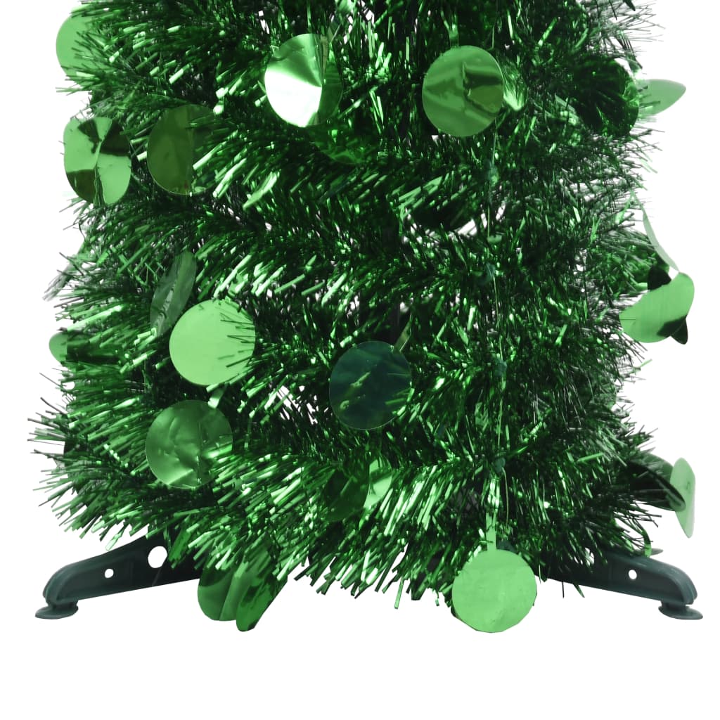 vidaXL Pop-up kunstig juletre grønn 150 cm PET