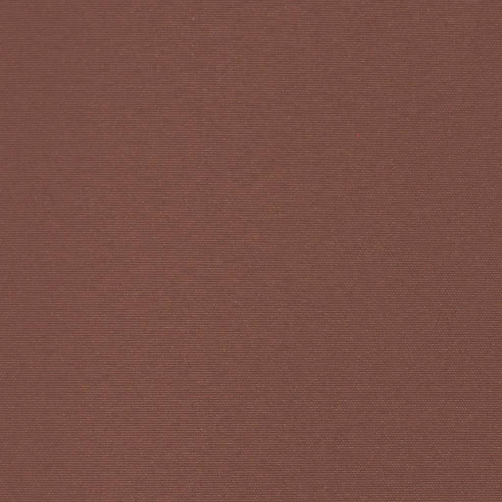 vidaXL Uttrekkbar sidemarkise 117x500 cm brun