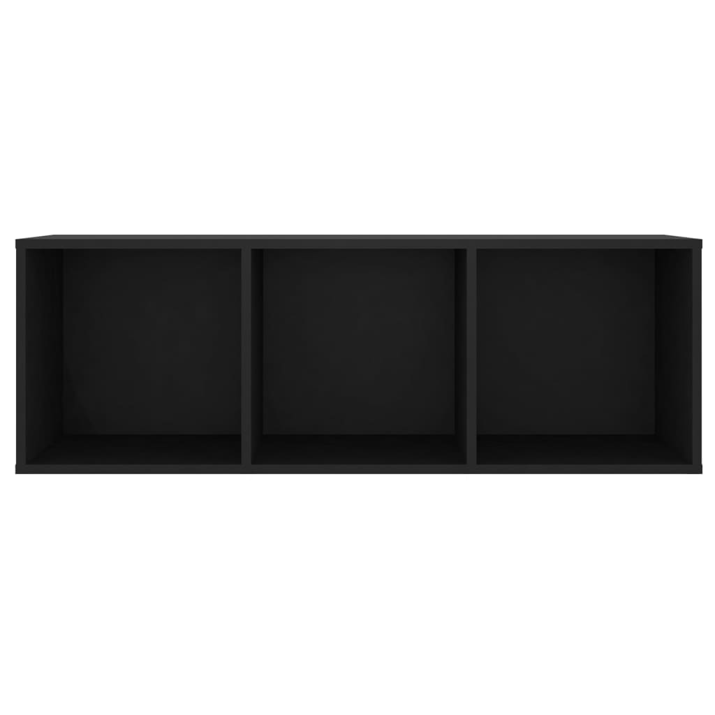 vidaXL TV-benk svart 107x35x37 cm sponplate