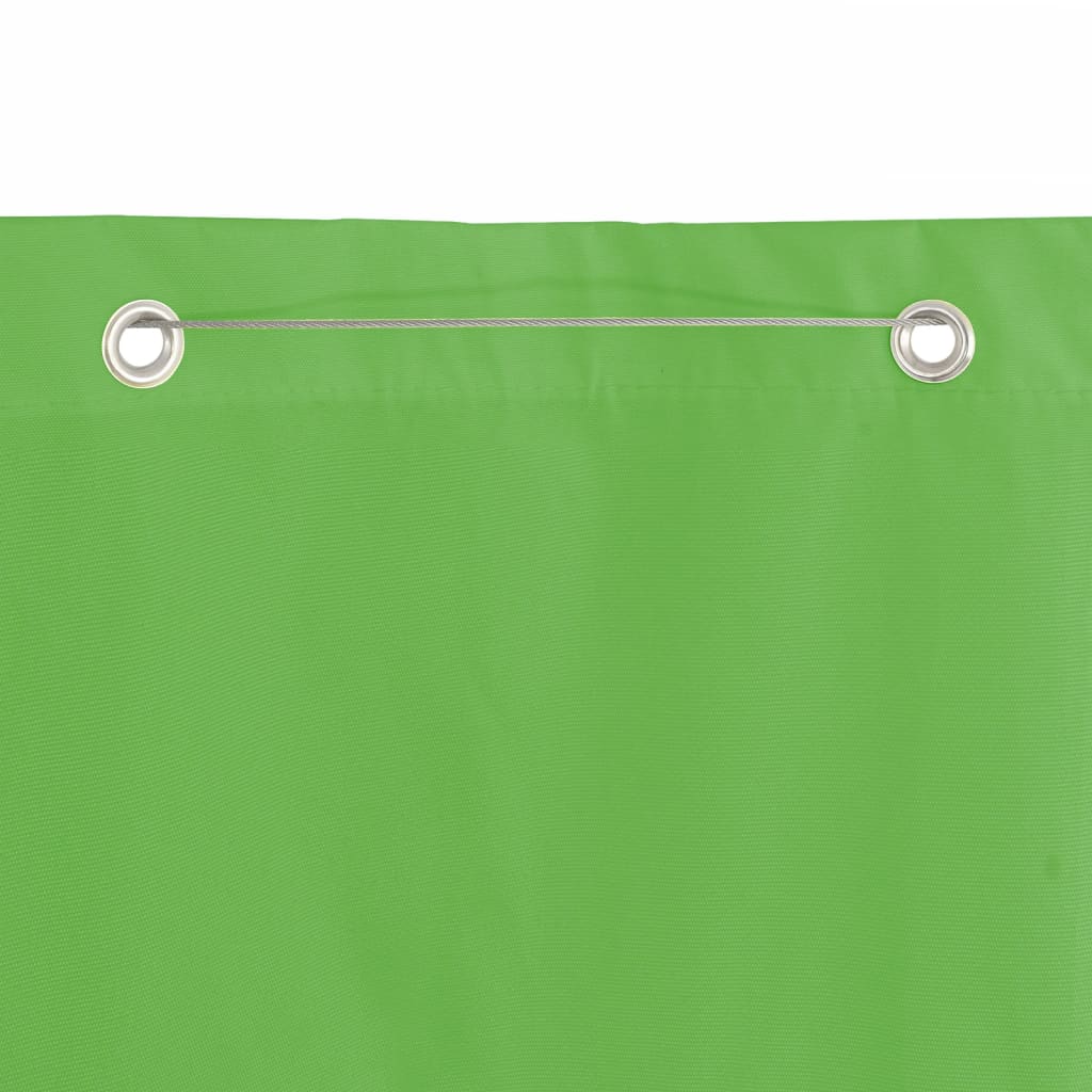 vidaXL Balkongskjerm lysegrønn 100x240 cm oxfordstoff