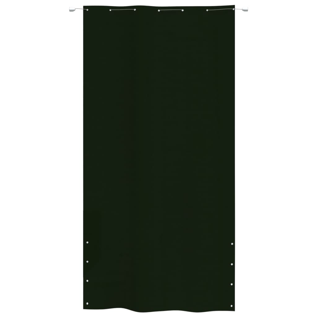 vidaXL Balkongskjerm mørkegrønn 140x240 cm oxfordstoff