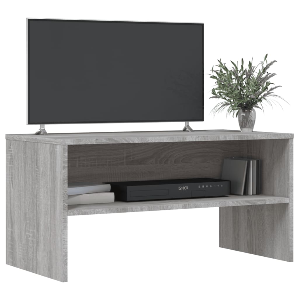 vidaXL TV-benk grå sonoma 80x40x40 cm konstruert tre