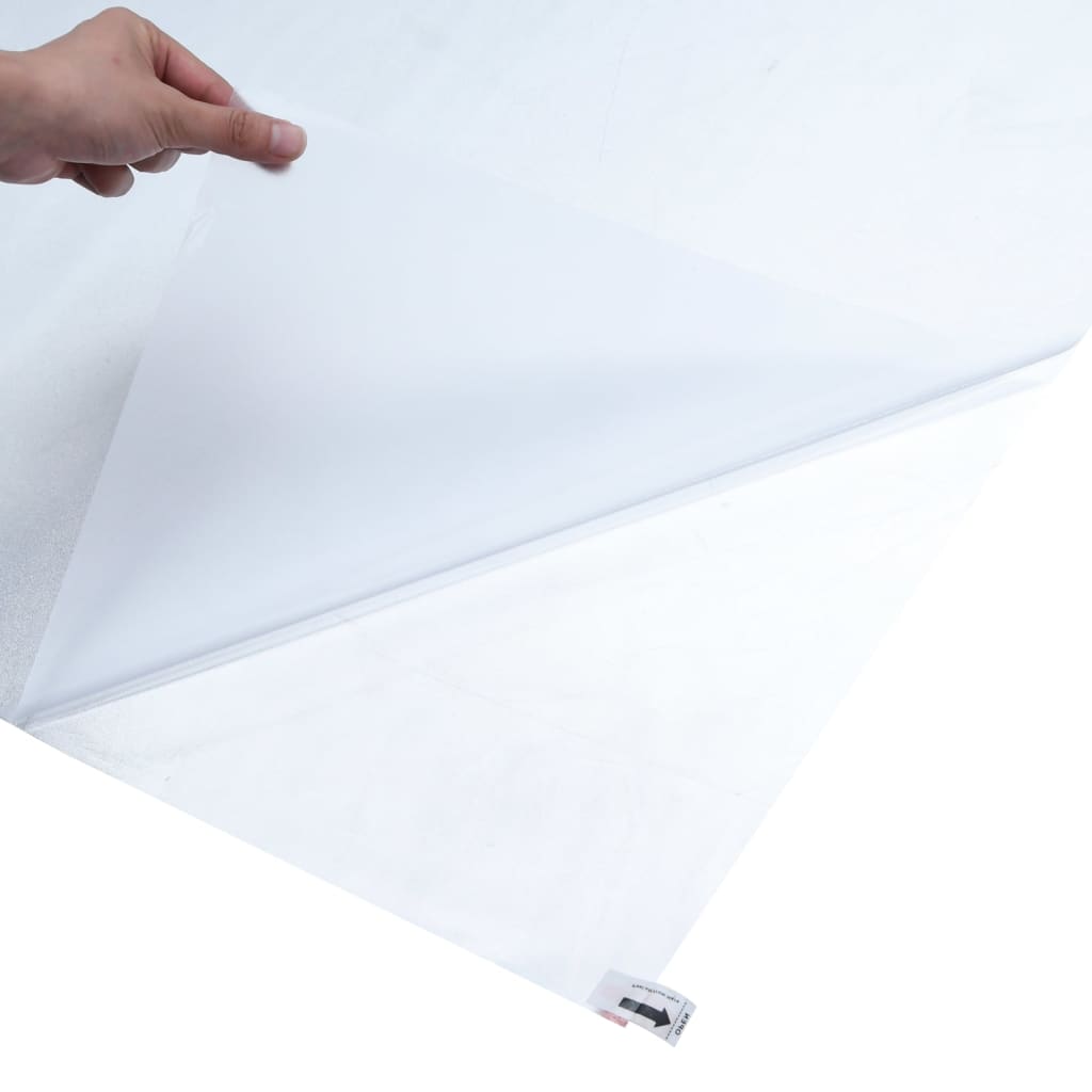 vidaXL Vindusfilm statisk frostet gjennomsiktig grå 45x1000 cm PVC