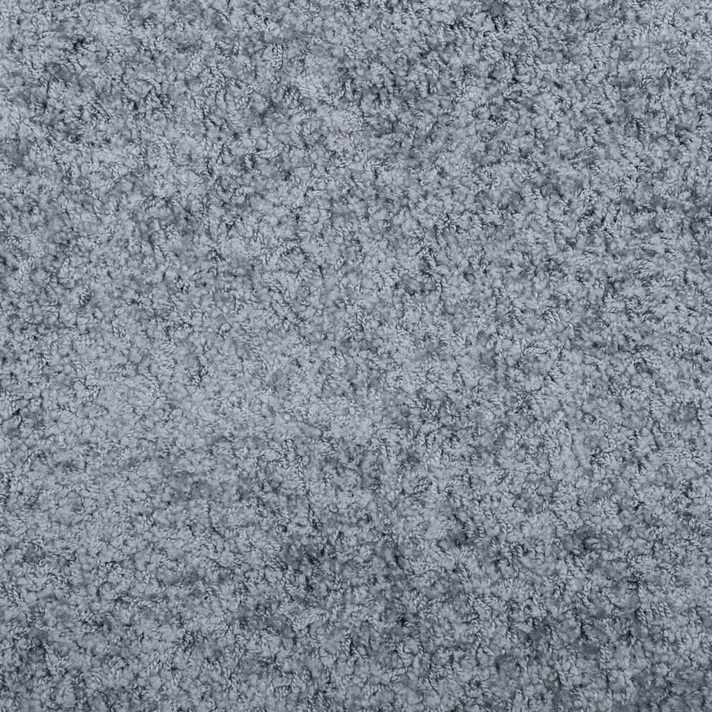 vidaXL Tykt teppe PAMPLONA høy luv moderne blå 60x110 cm