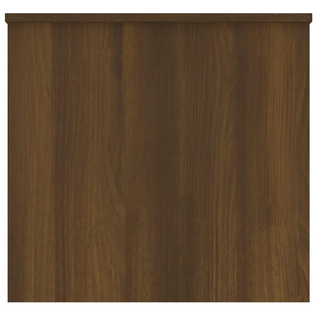 vidaXL Salongbord brun eik 102x55,5x52,5 cm konstruert tre