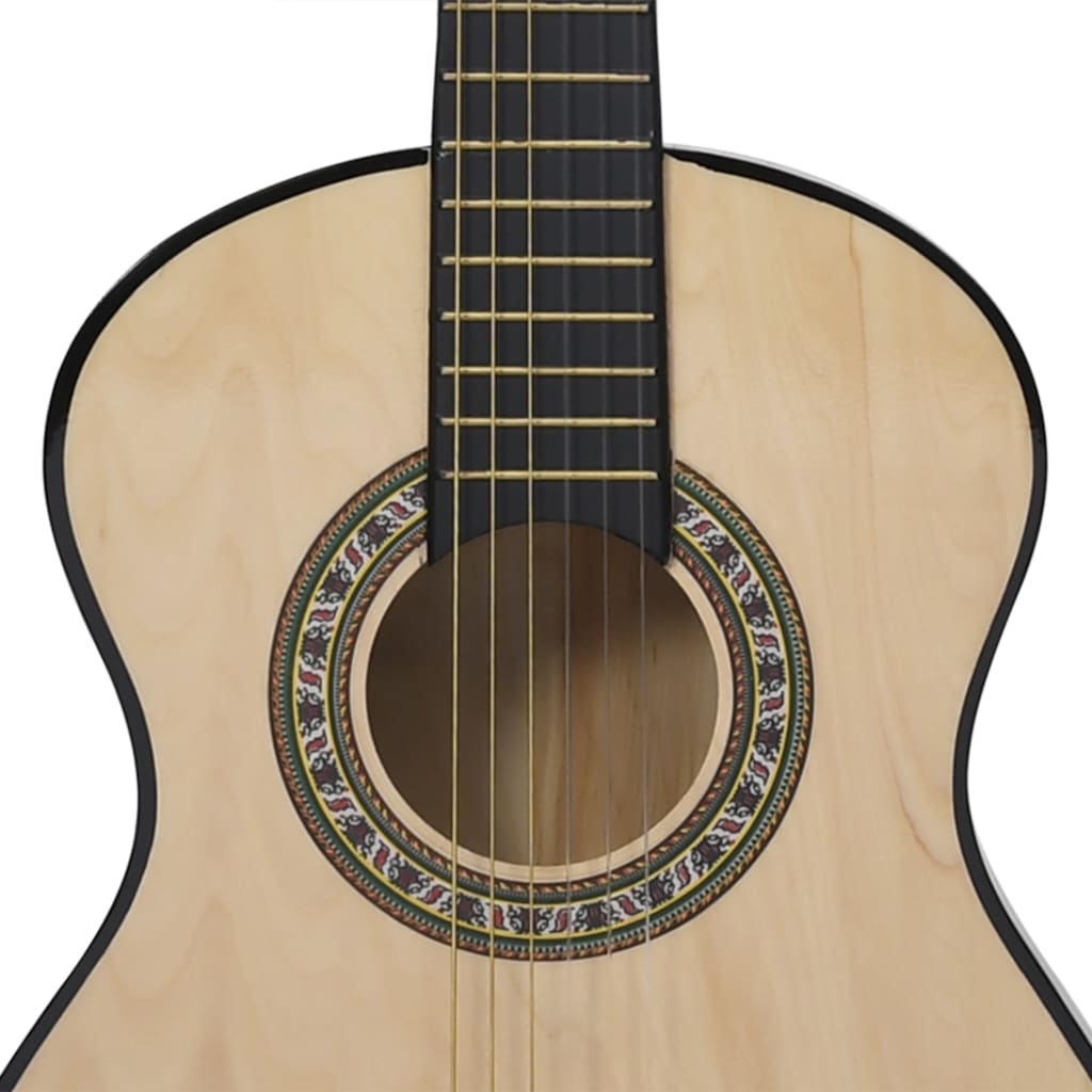 vidaXL Klassisk gitar 8-delers sett for barn og nybegynnere 1/2 34"