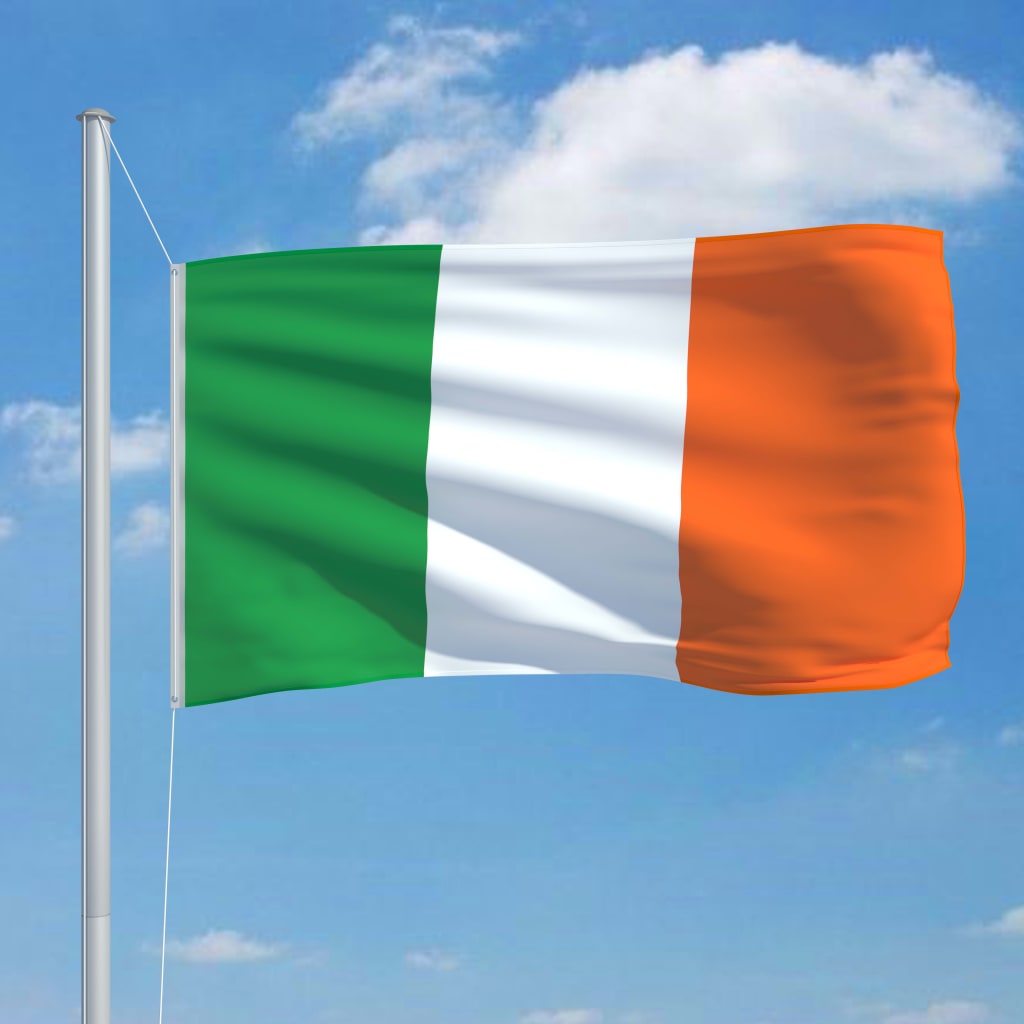 vidaXL Irsk flagg 90x150 cm