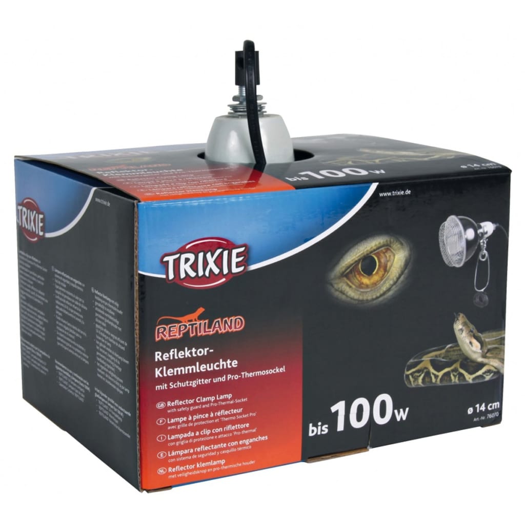 TRIXIE Terrariumlampe med klemme 14x17 cm 100 W 76070