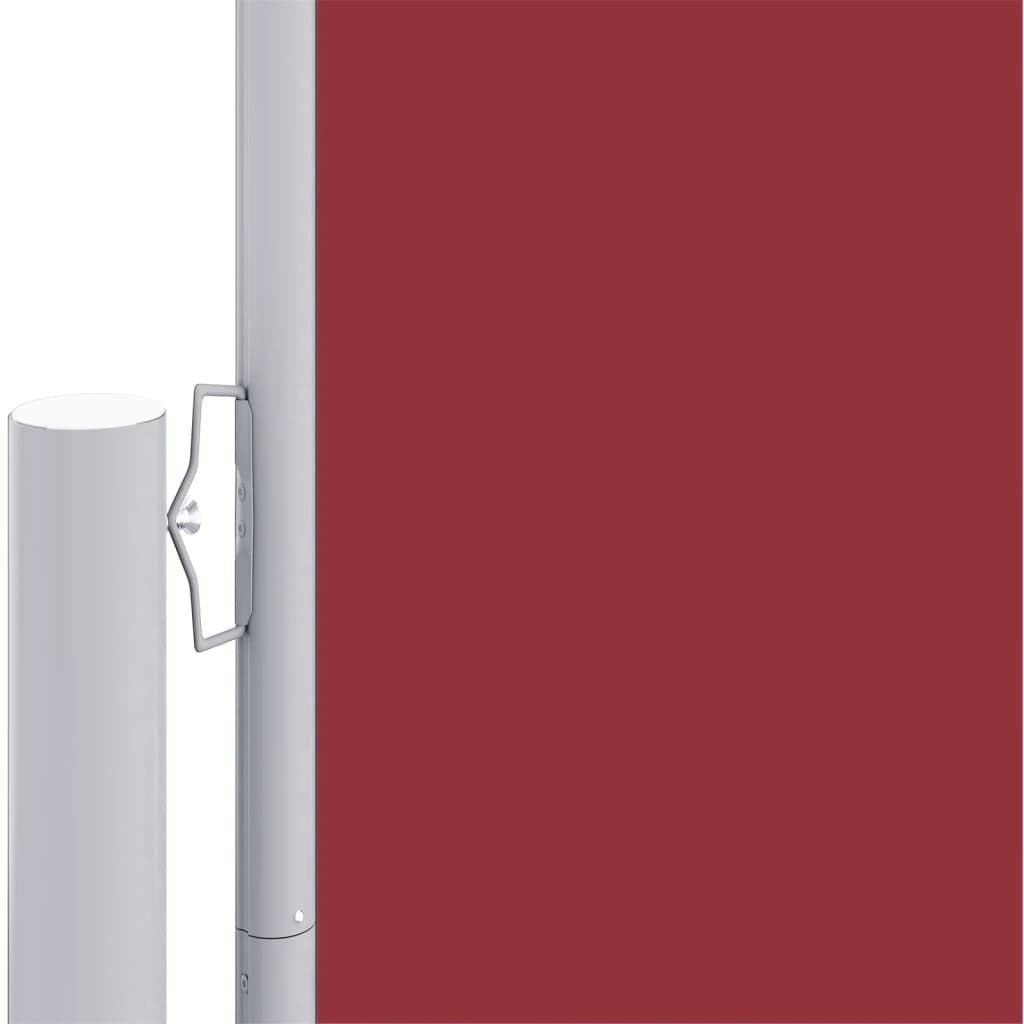 vidaXL Uttrekkbar sidemarkise 180x1200 cm rød