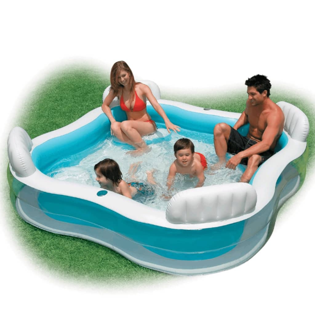 Intex Oppblåsbart basseng Swim Center Family Lounge 56475NP
