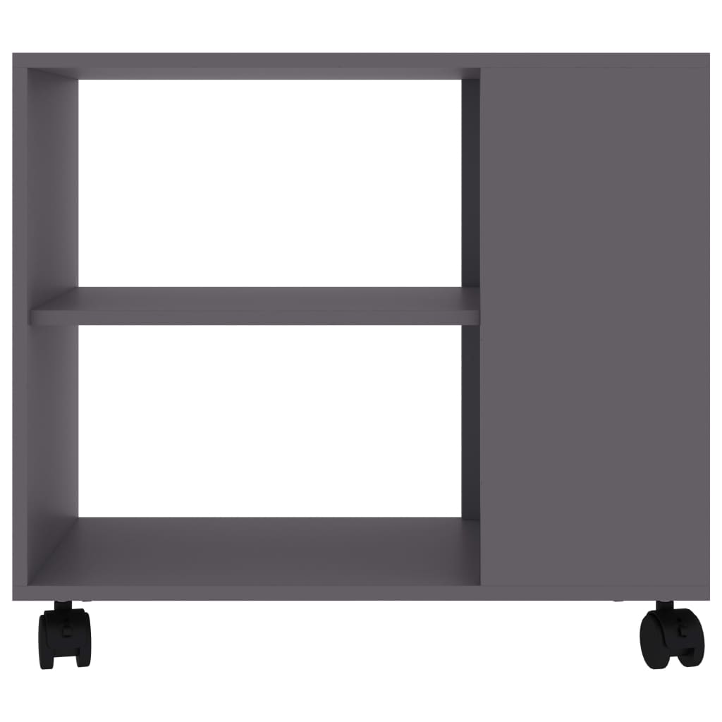 vidaXL Sidebord grå 70x35x55 cm konstruert tre