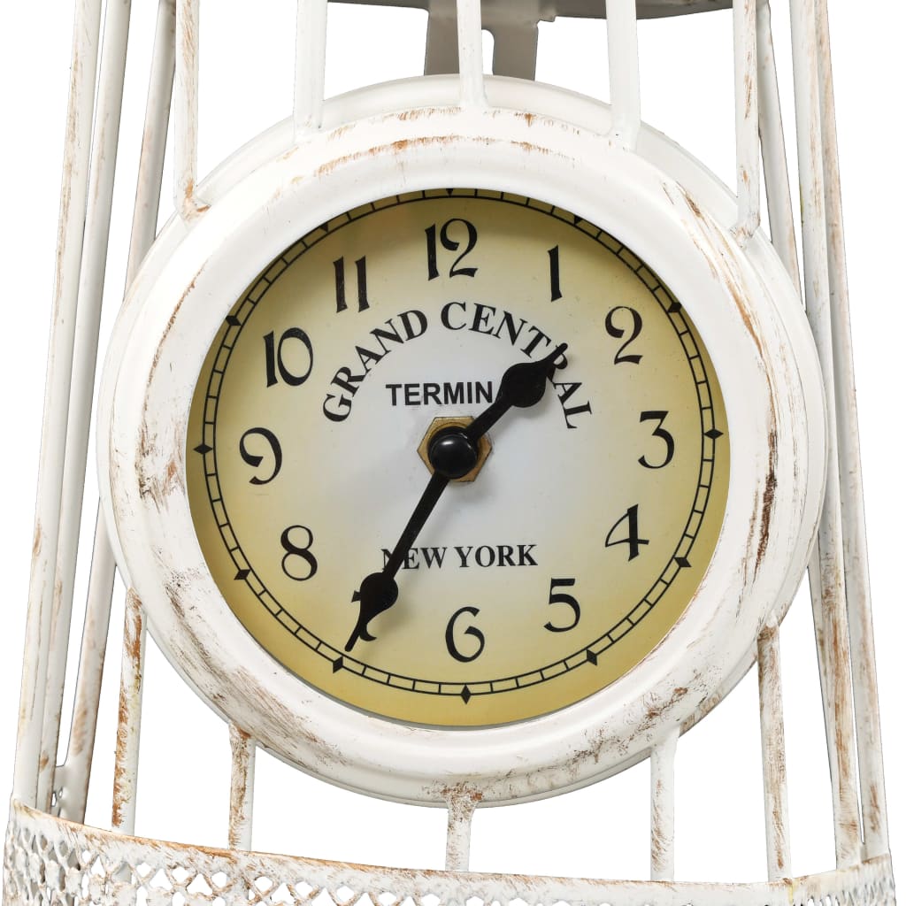 vidaXL Veggklokke med termometer gammeldags