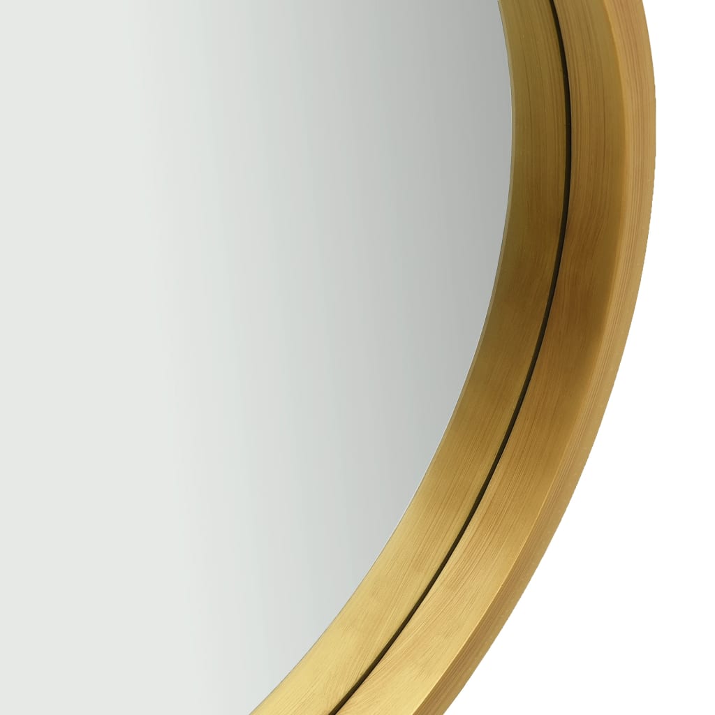 vidaXL Veggspeil med stropp 60 cm gull