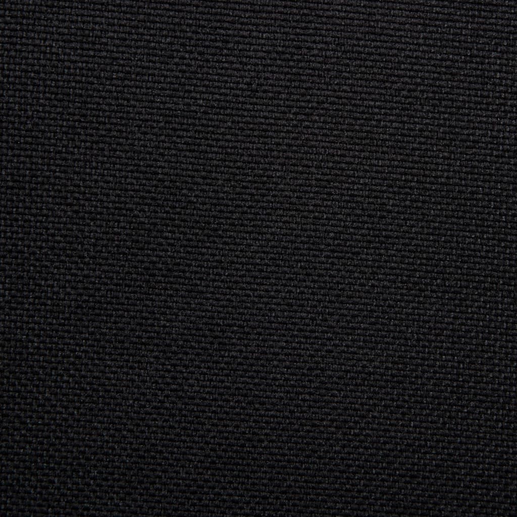 idaXL Svingbare spisestoler 6 stk svart stoff