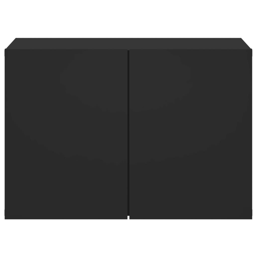vidaXL Vegghengt TV-benk svart 60x30x41 cm
