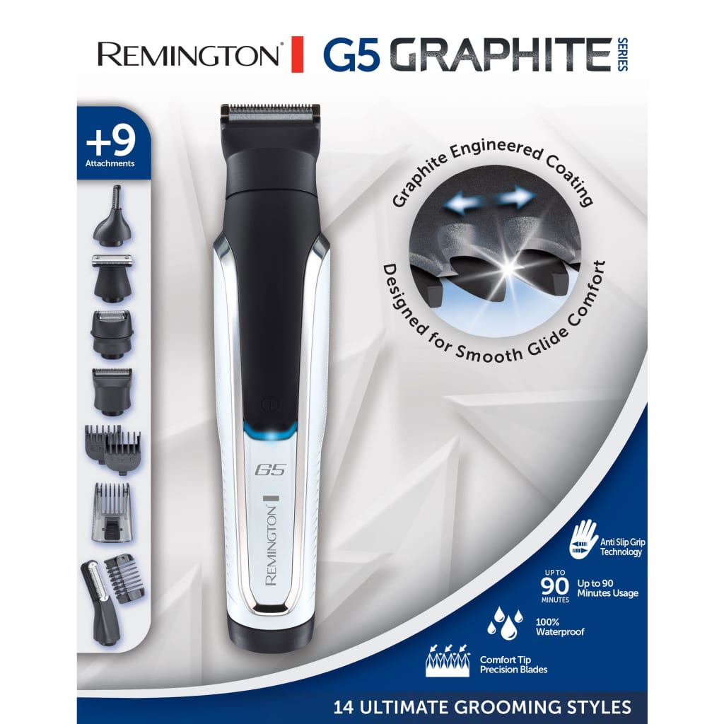 REMINGTON Flerbruks kroppstrimmer G5 Series PG5000 grafitt