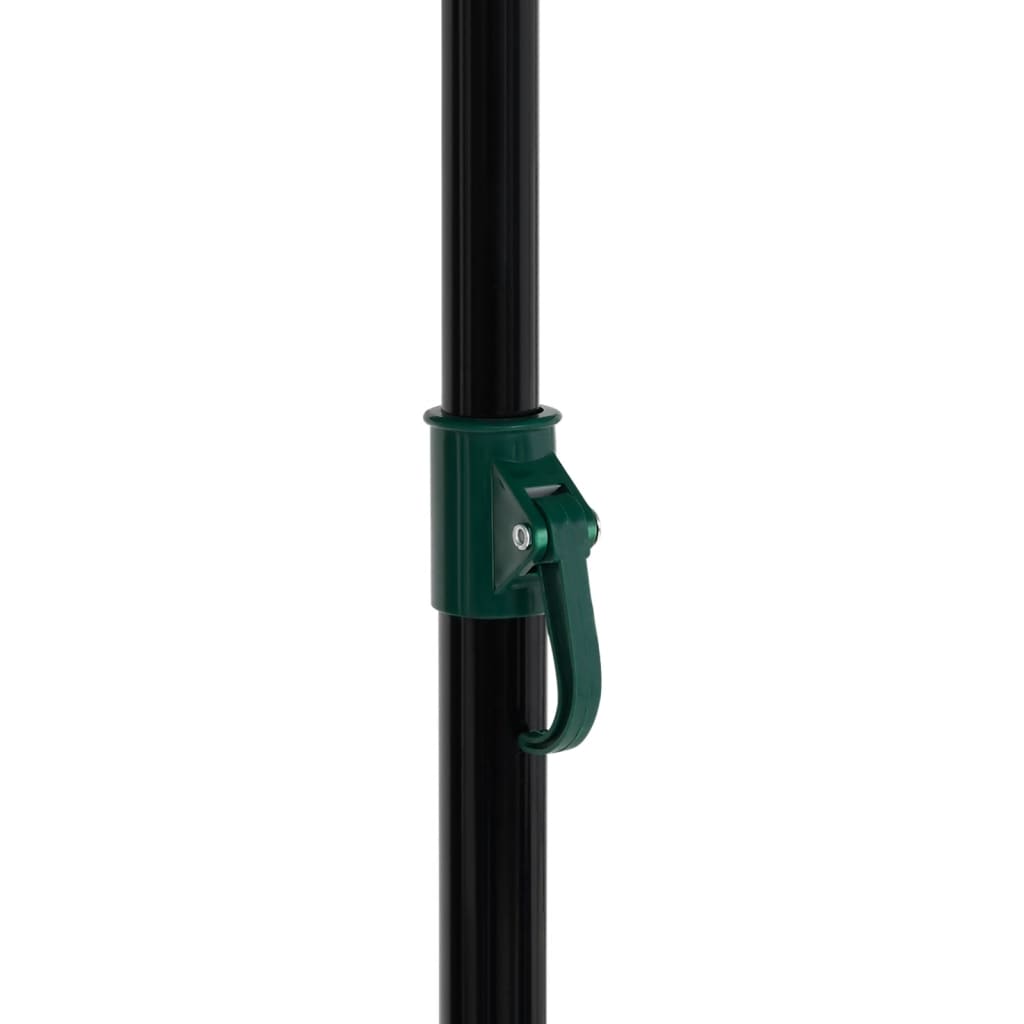 vidaXL Fiskeparasoll grønn 220x193 cm