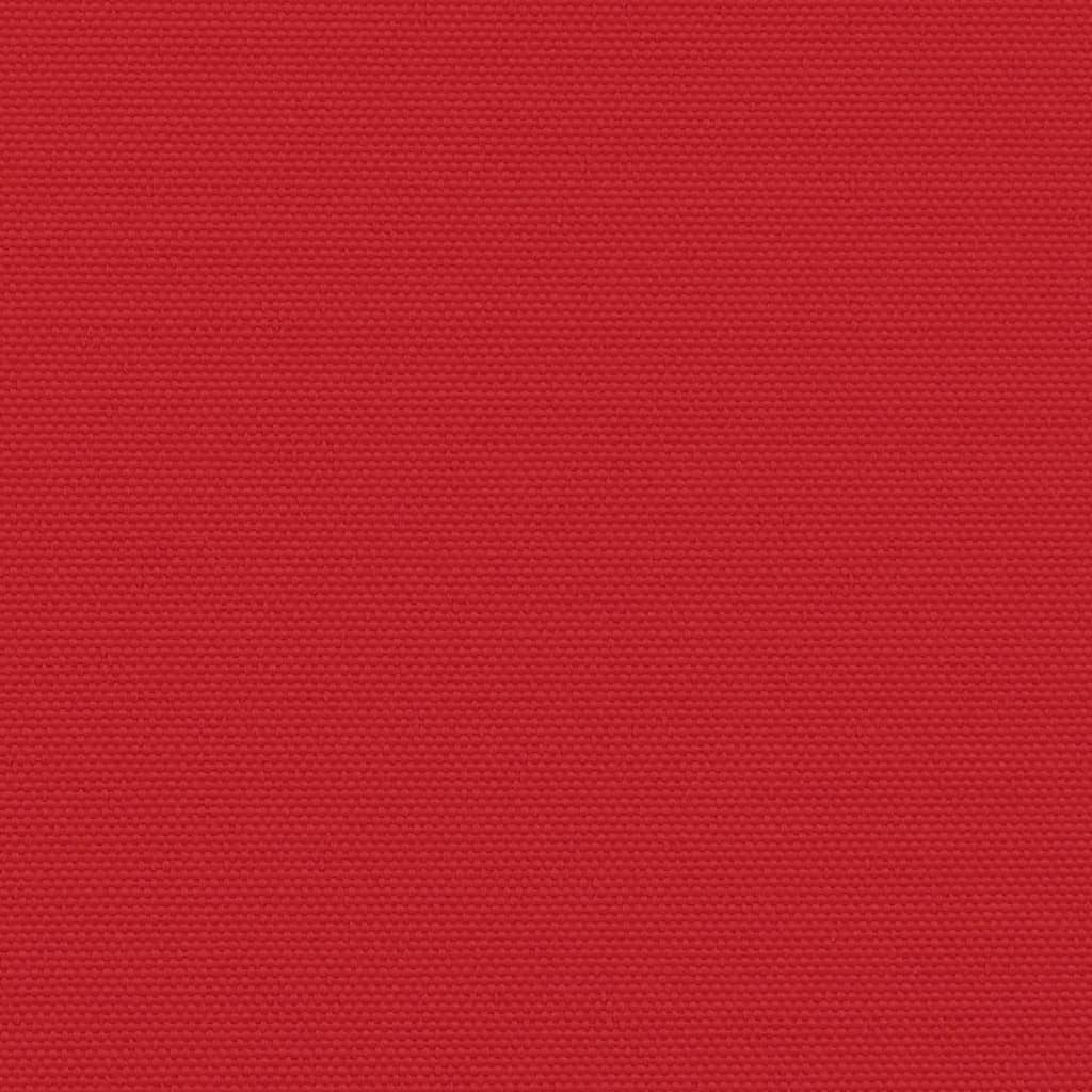 vidaXL Uttrekkbar sidemarkise 200x1000 cm rød