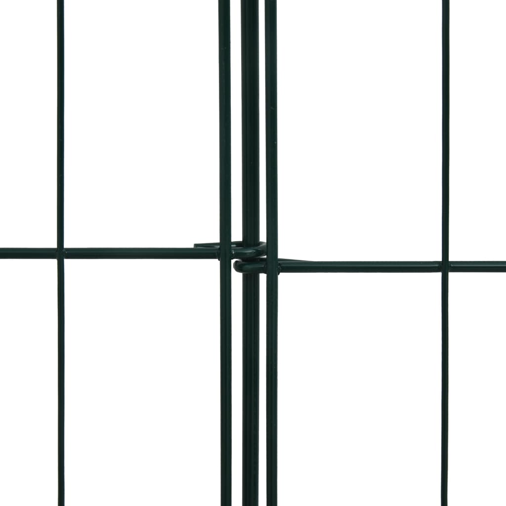 vidaXL Gjerdesett 115x79 cm grønn