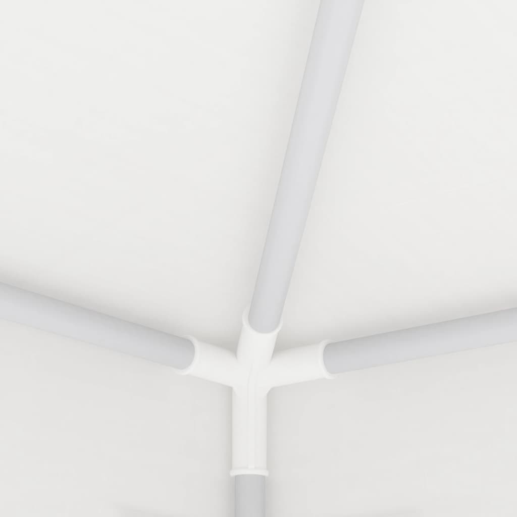vidaXL Profesjonelt festtelt med sidevegger 4x4 m hvit 90 g/m²