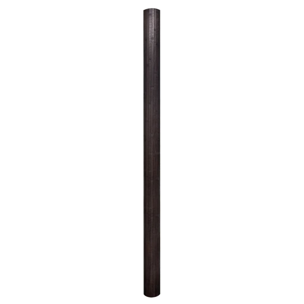 vidaXL Romdeler bambus mørk brun 250x165 cm