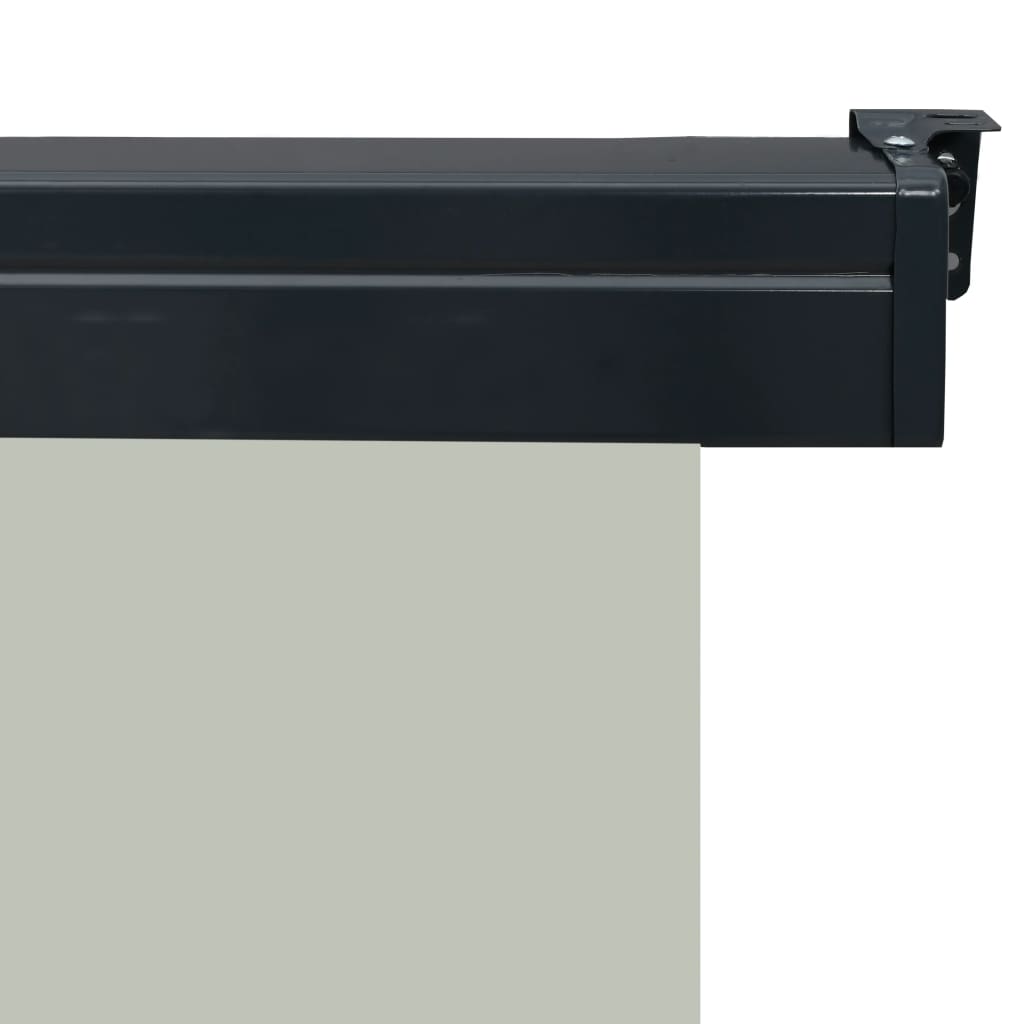vidaXL Sidemarkise for balkong 140x250 cm grå