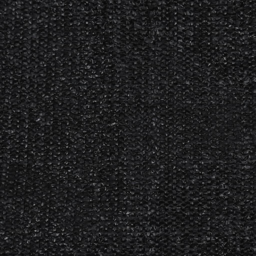 vidaXL Utendørs rullegardin 60x230 cm svart HDPE