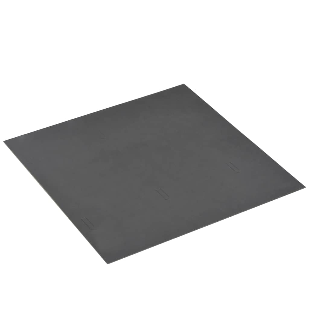 vidaXL Selvklebende PVC-gulvplanker 5,11 m² svart marmor