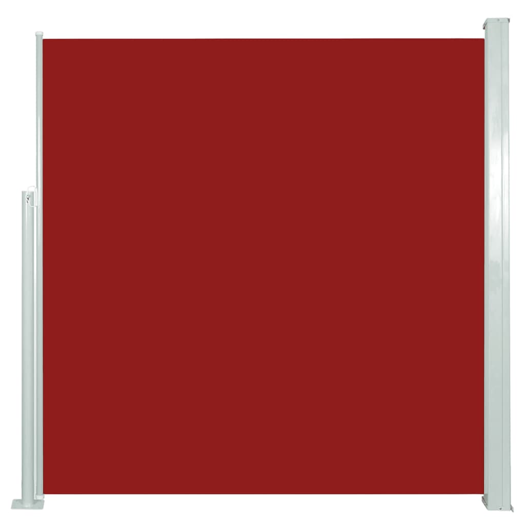 vidaXL Uttrekkbar sidemarkise 140 x 300 cm rød