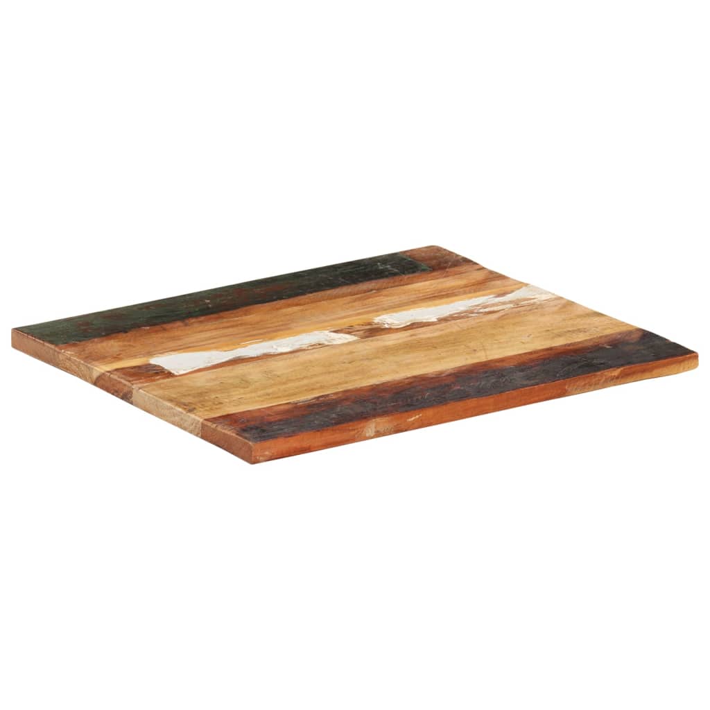 vidaXL Rektangulær bordplate 60x70 cm 25-27 mm gjenvunnet heltre