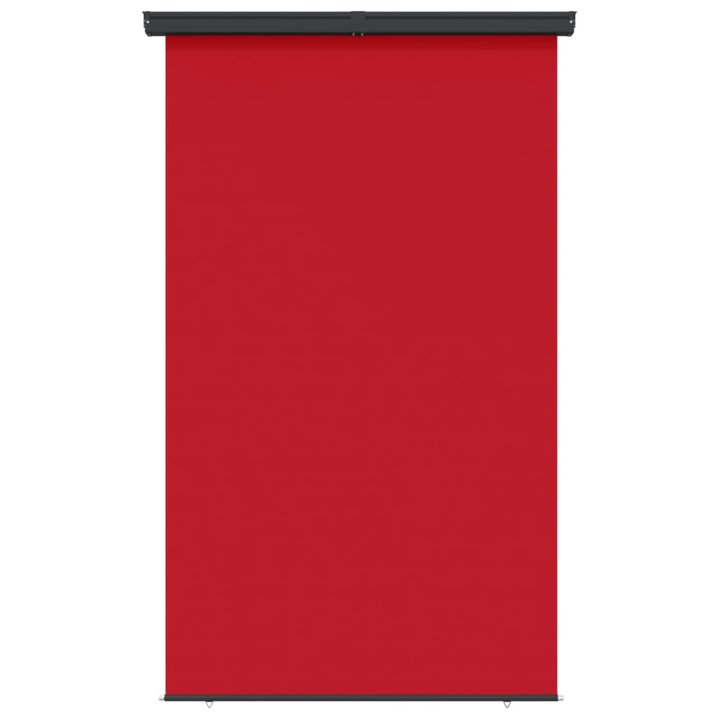 vidaXL Sidemarkise for balkong 170x250 cm rød