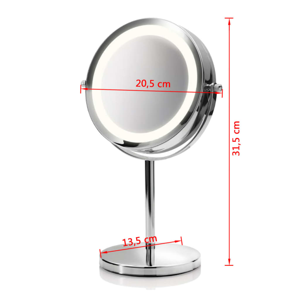 Medisana 2-i-1 Speil for kosmetikk CM 840 belysning
