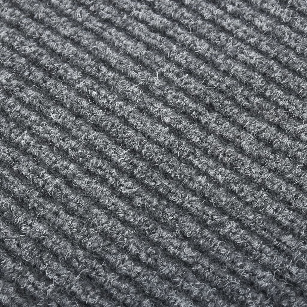 vidaXL Smussfangende teppeløper grå 100x200 cm