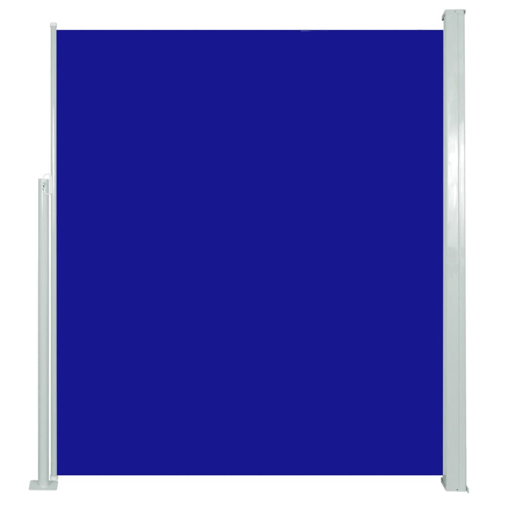 vidaXL Uttrekkbar sidemarkise 160 x 500 cm blå